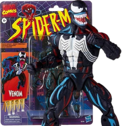 Venom | Spider-Man: The animated Series 90s | Retro Collection | Hasbro 2021 | Marvel Legends