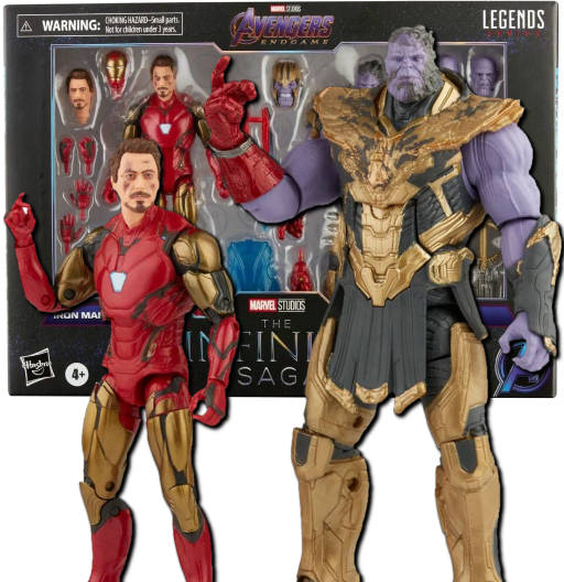 Iron Man Mark LXXXV & Thanos | The Infinity Saga | (UCM) Avengers: Endgame | Hasbro 2021 | Marvel Legends