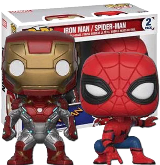 Iron Man & Spider-Man | 2 Pack | Exclusive Target | (UCM) Spider-Man: Homecoming | Funko POP! Marvel