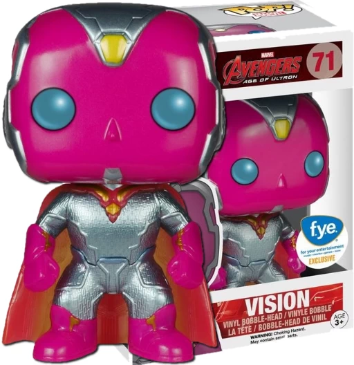 Vision (Metallic) | 071 | Exclusive Fye | (UCM) Avengers: Age of Ultron | Funko POP! Marvel
