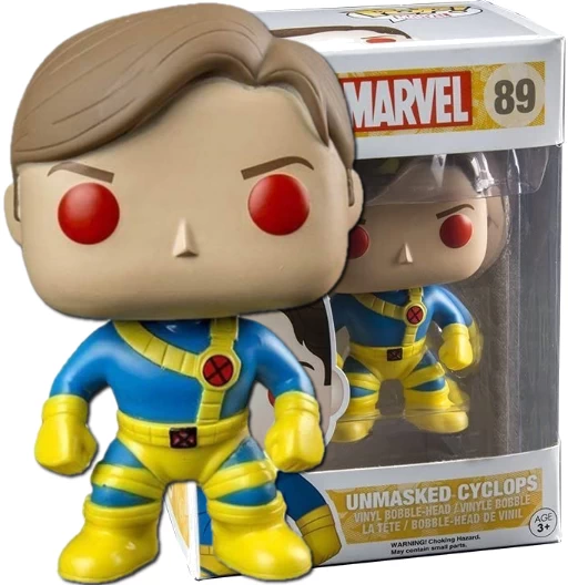 Unmasked Cyclops | 089 | Exclusive My Geek Box | Marvel Universe | Funko POP! Marvel