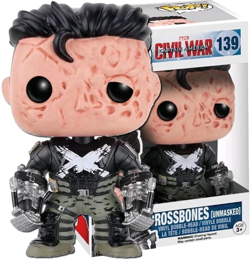 Crossbones (Unmasked) | 139 | (UCM) Captain America: Civil War | Funko POP! Marvel