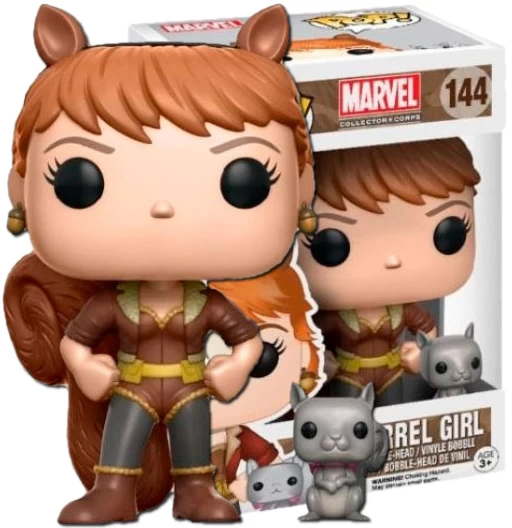 Squirrel Girl | 144 | Exclusive Collector Corps | Marvel Universe | Funko POP! Marvel