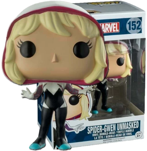 Spider-Gwen Unmasked | 152 | Marvel Universe | Funko POP! Marvel