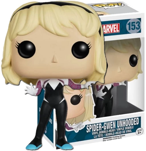 Spider-Gwen Unhooded | 153 | Exclusive Hot Topic | Marvel Universe | Funko POP! Marvel