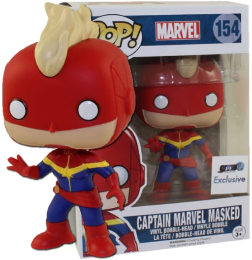 Captain Marvel Masked | 154 | Exclusive GTS | Marvel Universe | Funko POP! Marvel