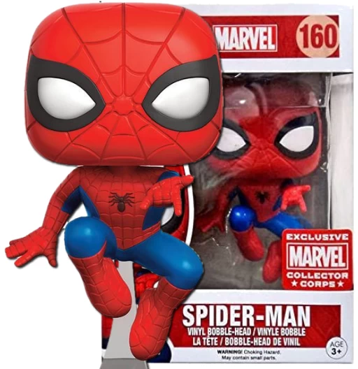 Spider-Man (Leaping) | 160 | Exclusive Collector Corps | Marvel Universe | Funko POP! Marvel
