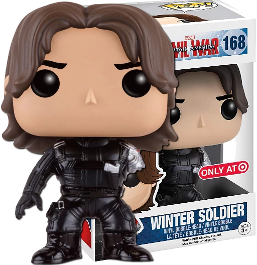 Winter Soldier | 168 | Exclusive Target | (UCM) Captain America Civil War | Funko POP! Marvel