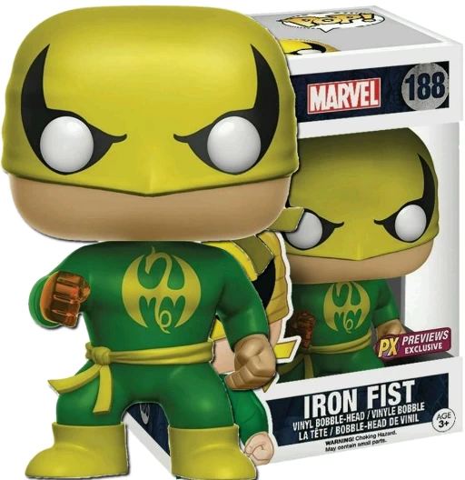 Iron Fist | 188 | Exclusive PX | Marvel Universe | Funko POP! Marvel