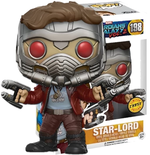 Star-Lord | 198 | Chase | (UCM) Guardians of the Galaxy Vol.2 | Funko POP! Marvel