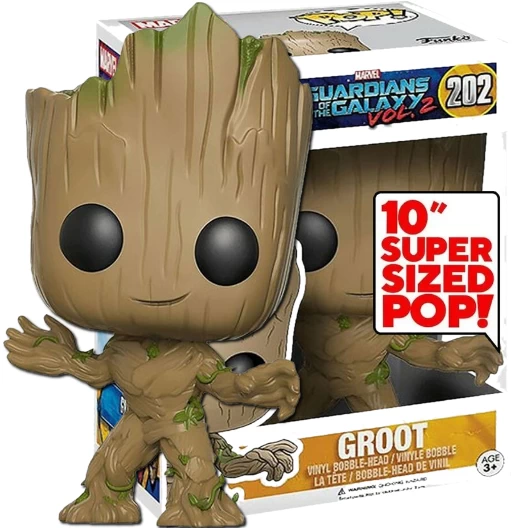 Groot | 202 | Super Size 10" | (UCM) Guardians of the Galaxy Vol.2 | Funko POP! Marvel