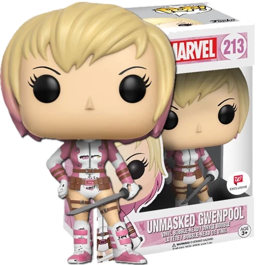 Unmasked Gwenpool | 213 | Exclusive Walgreens | Marvel Universe | Funko POP! Marvel