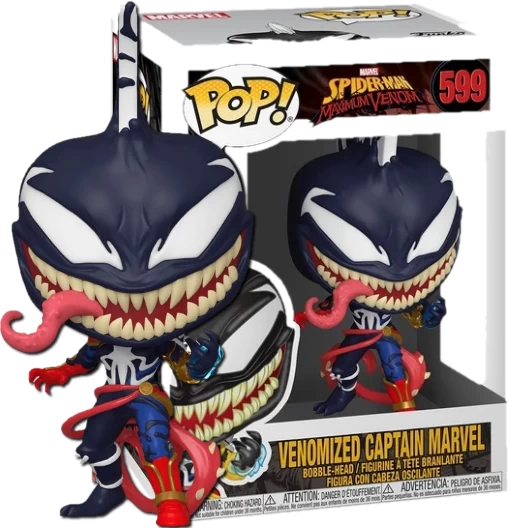 Venomized Captain Marvel | 599 | Spider-Man: Maximum Venom | Funko POP! Marvel