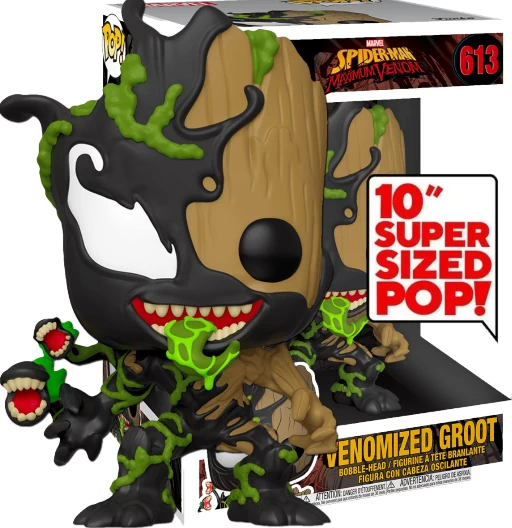 Venomized Groot | 613 | Super Size 10" | Spider-Man: Maximum Venom | Funko POP! Marvel