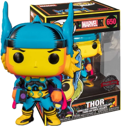 Thor | 650 | Exclusive Target | Black Light | Marvel Universe | Funko POP! Marvel