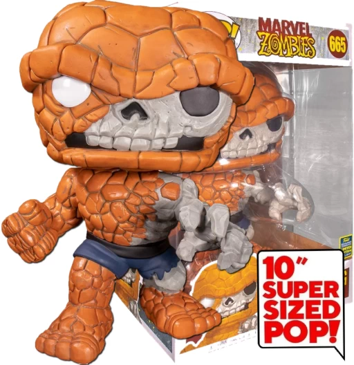 Zombie The Thing | 665 | Exclusive SDCC 2020 | Super Size 10" | Marvel Zombies | Funko POP! Marvel