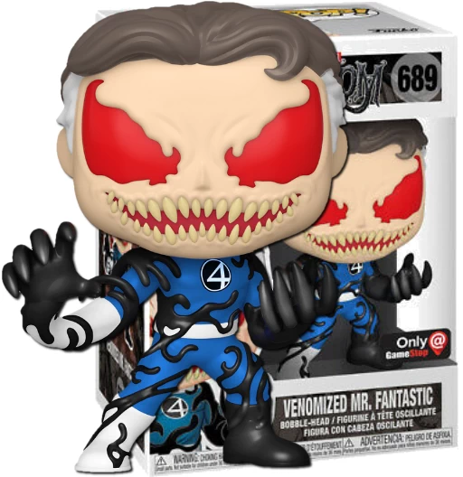 Venomized Mr. Fantastic | 689 | Exclusive Gamestop | Venom | Funko POP! Marvel