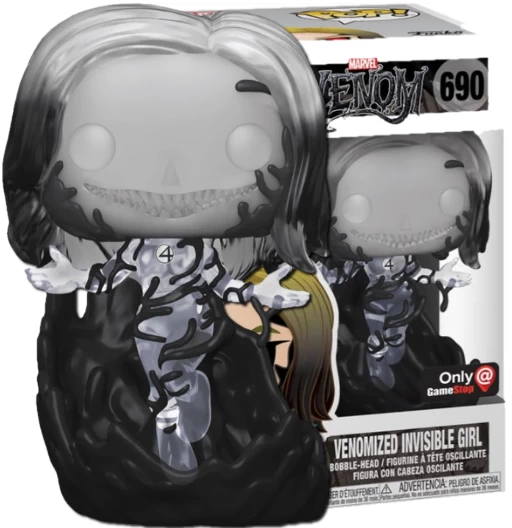 Venomized Invisible Girl | 690 | Exclusive Gamestop | Chase Translucent | Venom | Funko POP! Marvel