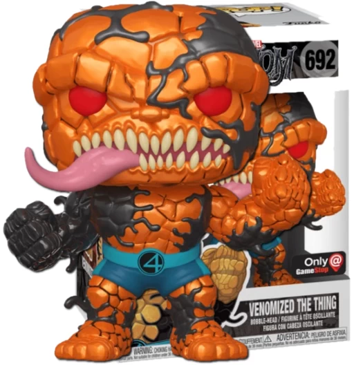 Venomized The Thing | 692 | Exclusive Gamestop | Chase Metallic | Venom | Funko POP! Marvel