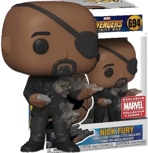 Nick Fury | 694 | Exclusive Collector Corps | (UCM) Avengers: Infinity War | Funko POP! Marvel
