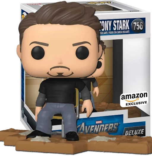 Tony Stark | 756 | Exclusive Amazon | Deluxe | Victory Shawarma | (UCM) The Avengers | Funko POP! Marvel