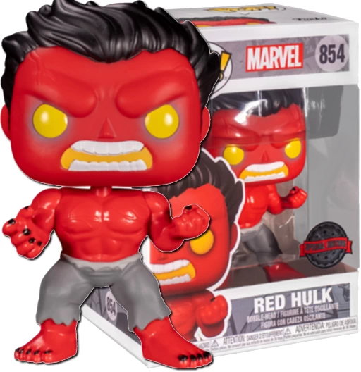 Red Hulk | 854 | Exclusiive Hot Topic | Marvel Universe | Funko POP! Marvel