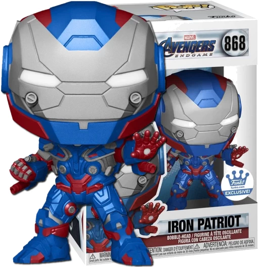 Iron Patriot | 868 | Exclusive Funko | (UCM) Avengers: Endgame | Funko POP! Marvel