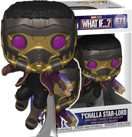 T'Challa Star-Lord | 871 | (UCM) What If...? | Funko POP! Marvel