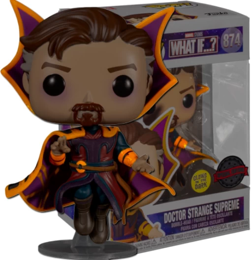Doctor Strange Supreme | 874 | Exclusive Amazon | GITD | (UCM) What If...? | Funko POP! Marvel