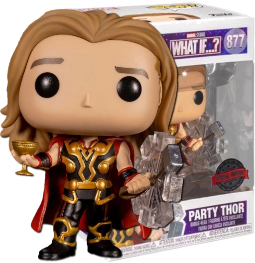 Party Thor | 877 | Exclusive Walmart | (UCM) What If...? | Funko POP! Marvel