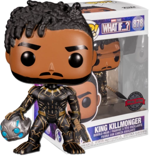 King Killmonger | 878 | Exclusive Target | (UCM) What If...? | Funko POP! Marvel