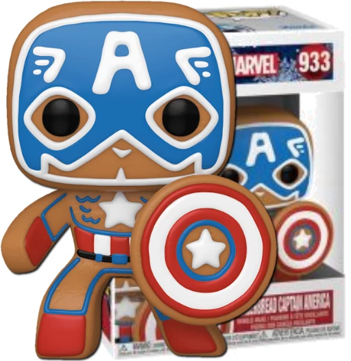 Gingerbread Captain America | 933 | Marvel Universe | Funko POP! Marvel