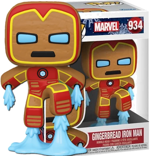 Gingerbread Iron Man | 934 | Marvel Universe | Funko POP! Marvel
