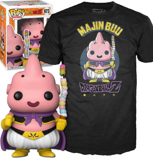 Majin Buu with ice cream | 973 | T-Shirt Bundle | Exclusive Gamestop | DBZ | Funko PoP Animation