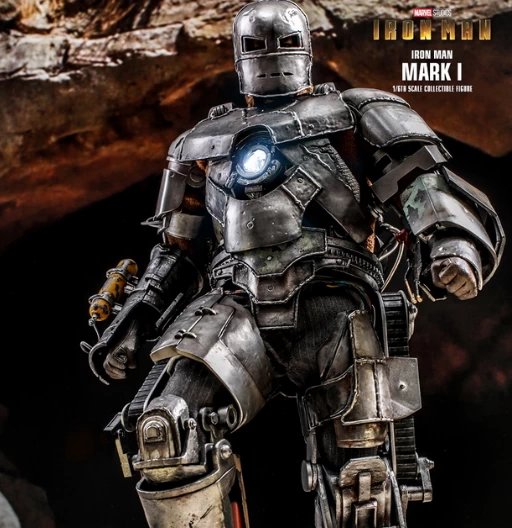 Iron Man Mark I | MMS 605 | Diecast 40 | Iron Man 1 | Hot Toys Marvel