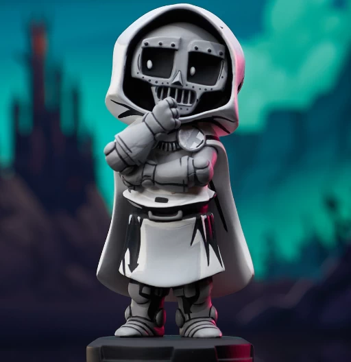 Doctor Doom | Marvel Animated Style | Statue | SDCC 2021 | 13 cm | Diamond Select Toys & Gentle Giant