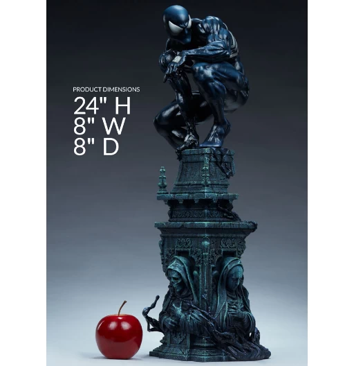Symbiote Spider-Man | Crumbling church bell tower | Premium format | 61 cm | Sideshow de Marvel