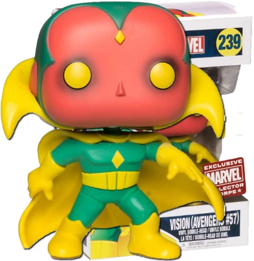 Vision (Avengers #57) | 239 | Exclusive Collector Corps | Marvel Universe | Funko POP! Marvel