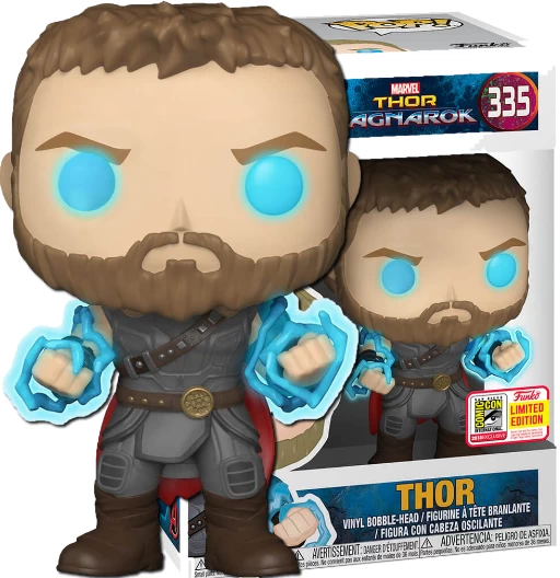Thor | 335 | Exclusive Summer Convention 2018 | GITD | (UCM) Thor Ragnarok | Funko POP! Marvel