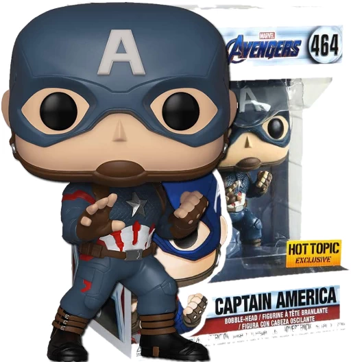 Captain America | 464 | Exclusive Hot Topic | (UCM) Avengers: Endgame | Funko POP! Marvel