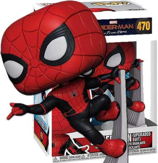 Spider-Man (Upgraded Suit) | 470 | (UCM) Spider-Man: Far From Home | Funko POP! Marvel
