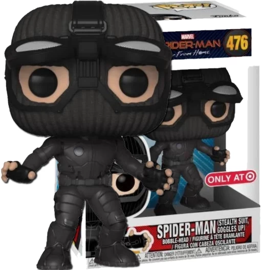 Spider-Man (Stealth Suit, Goggles Up) | 476 | Exclusive Target | (UCM) Spider-Man: Far From Home | Funko POP! Marvel