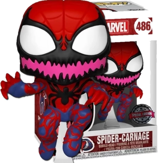 Spider-Carnage | 486 | Exclusive AAA Anime | Marvel Universe | Funko POP! Marvel