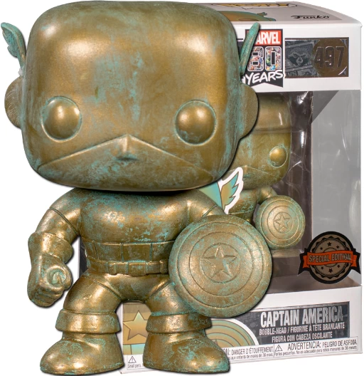 Captain America | 497 | Exclusive Target | Marvel 80 Years | Funko POP! Marvel
