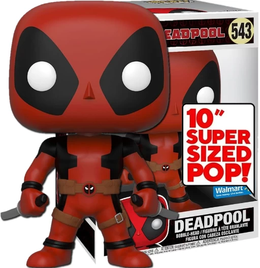 Deadpool | 543 | Exclusive Walmart | Super Size 10" | Deadpool | Funko POP! Marvel