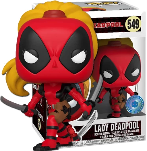 Lady Deadpool | 549 | Exclusive Pop in a Box | Deadpool | Funko POP! Marvel