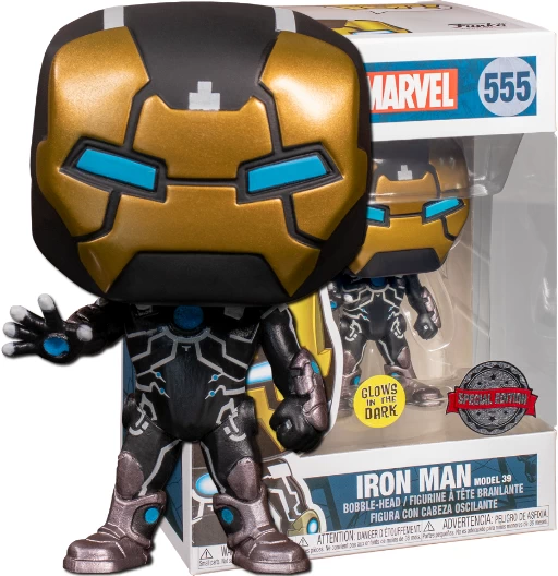 Iron Man | 555 | Exclusive AAA Anime | GITD | Marvel Universe | Funko POP! Marvel