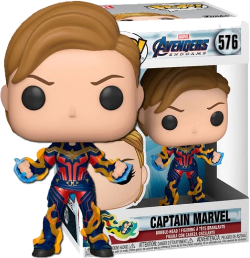 Captain Marvel | 576 | (UCM) Avengers: Endgame | Funko POP! Marvel