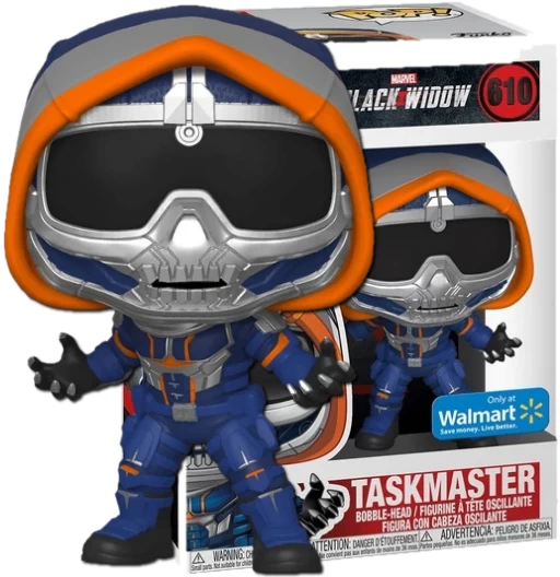 Taskmaster | 610 | Exclusive Walmart | UCM) Black Widow | Funko POP! Marvel