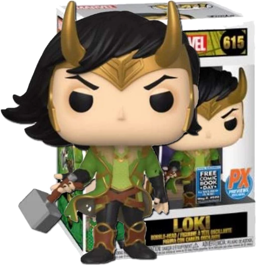 Loki | 615 | Exclusive PX (Free comic book day 2020) | Marvel Universe | Funko POP! Marvel